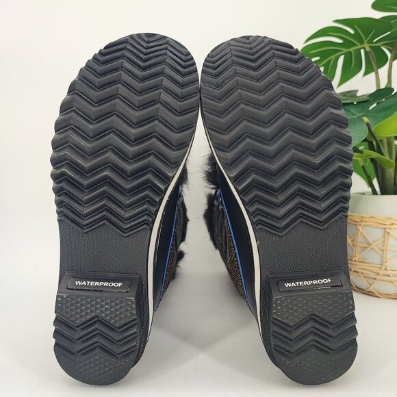 Sorel Women's Tofino II Black Leather Snow Boots NL2034-248 Size 6 - Picture 8 of 8